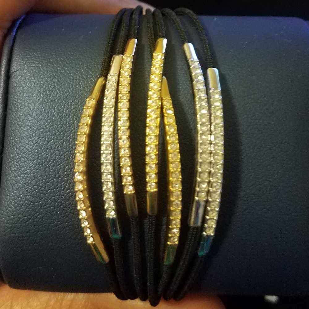 Swarovski Bracelet...3 tone